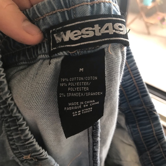 Vintage West 49 “jean” track pants. Size medium. - Picture 2 of 2